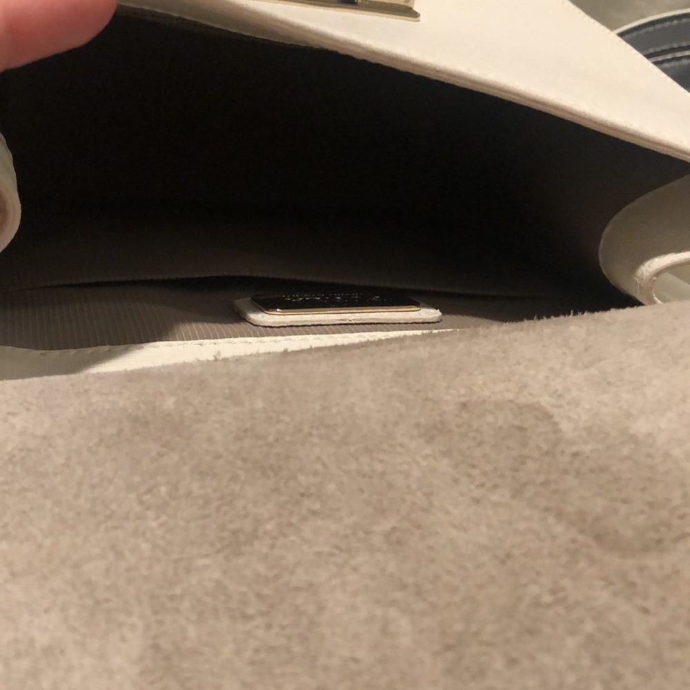 White Furla Handbag with Bag Strap - Picture 12 of 16